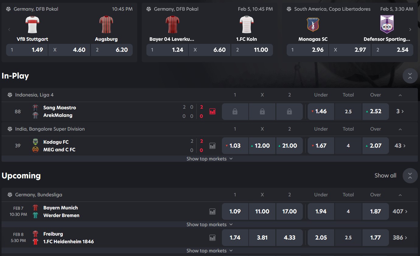 Tactical analysis of Premier League betting markets at 1RED UK